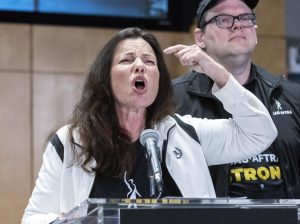 el grito de Fran Drescher en medio de la huelga de actores