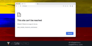 El acceso a páginas web que terminan en .VE está bloqueado