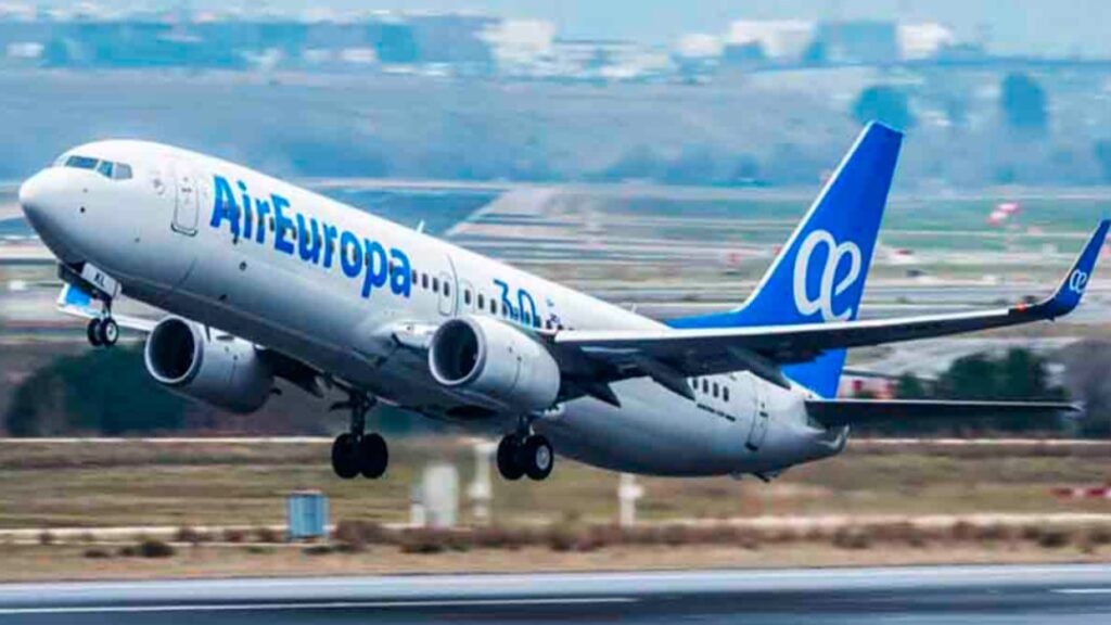 Air Europa hará vuelos cinco veces por semana entre Caracas y Madrid