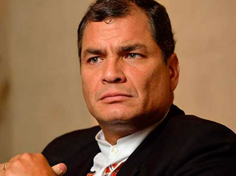 Correa a segura que el crimen organizado se infiltró en el Estado