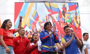 Delcy Rodríguez: la juventud venezolana está de pie ante el bloqueo