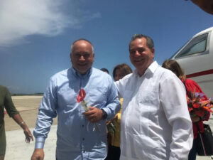 Diosdado Cabello llegó a Cuba para fortalecer vínculos políticos