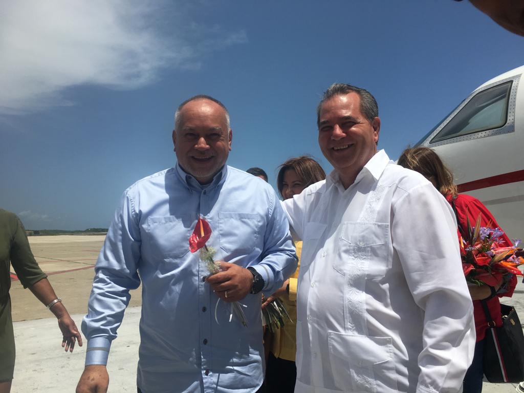 Diosdado Cabello de gira política en Cuba