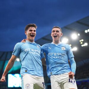 Julián Álvarez anotó el tanto de la victoria del Manchester City ante el Newcastle
