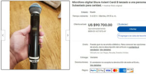 Subastan micrófono que Cardi B lanzó a una fanática ????????