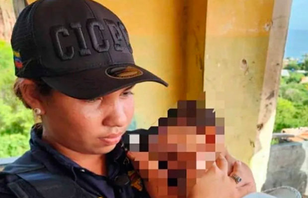 CICPC rescató a un bebé de 10 meses raptado en la Plaza Bolívar de Porlamar