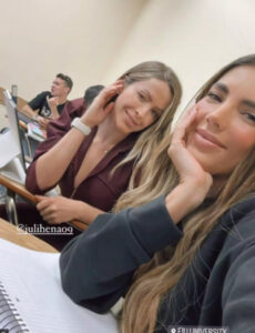 Gaby Espino mostró cómo es su día siendo estudiante universitaria