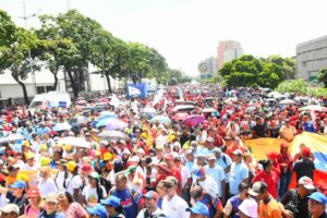 Movilización en Caracas en defensa del Esequibo