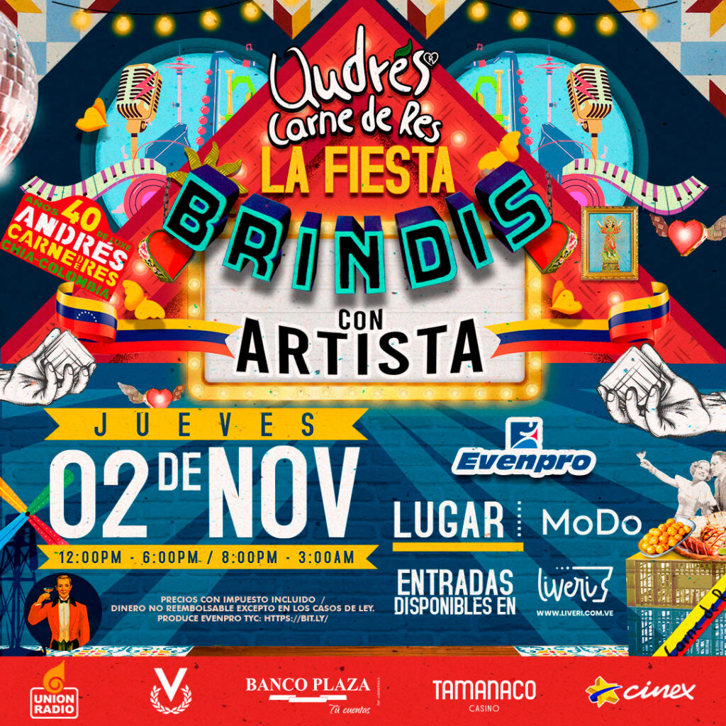 Andrés Carne de Res se presenta del 2 al 5 de noviembre en Caracas