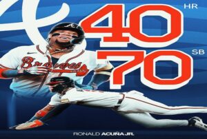 ¡41-70! Ronald Acuña Jr se convierte en el primer jugador de la MLB en unirse al club