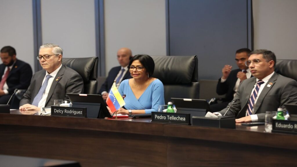 Vicepresidenta Rodríguez explora con Rousseff opciones de cooperación con banco de BRICS