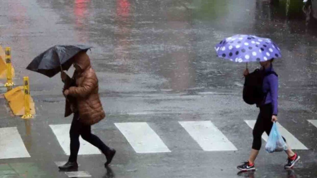Lluvias con posibles ráfagas de vientos en gran parte del país