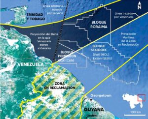 Venezuela pide a petroleras autorizadas por Guyana no operar en aguas en disputa