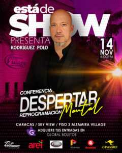 Esta de show organiza importante conferencia de Rodríguez Polo ????️✨