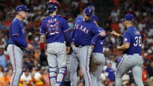 Los Rangers de Texas blanquearon a Houston en el primero de la serie