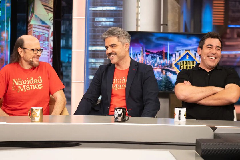 Santiago Segura, Ernesto Sevilla y Pablo Chiapella recordaron en 'El hormiguero' su anécdota navideña más asquerosa. "Me cagué en las rodillas de Baltasar"