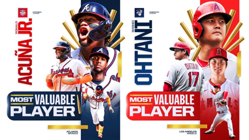 ¡Unánime! Ronald Acuña Jr. y Ohtani los MVP de ambas ligas en MLB
