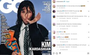 Kim Kardashian fue escogida por GQ como la "Magnate del Año" gracias a su trabajo con SKIMS(Créditos: GQ, Instagram/@kimkardashian)