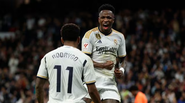 Real Madrid golea al Valencia gran actuación de Vinicius y Rodrygo