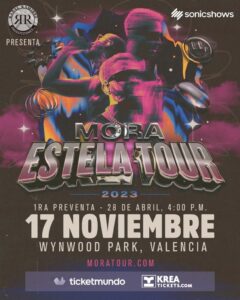 Mora regresa a Venezuela en noviembre para su “Estela Tour” 🎶✨