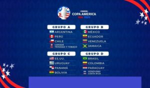Así quedaron los grupos para la Copa América de 2024