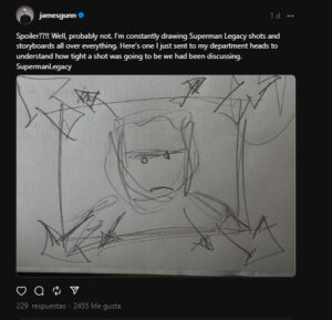 James Gunn da detalles sobre el storyboard, el traje y la banda sonora de "Superman: Legacy"