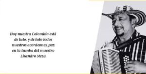 Falleció el cantante colombiano Lisandro Meza