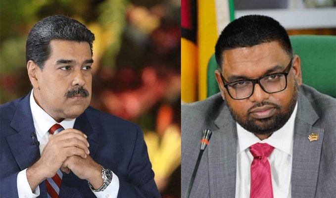 Los Presidentes de Venezuela y Guyana se verán las caras este jueves