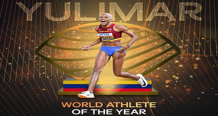 Yulimar Rojas celebró el título de Atleta del Año