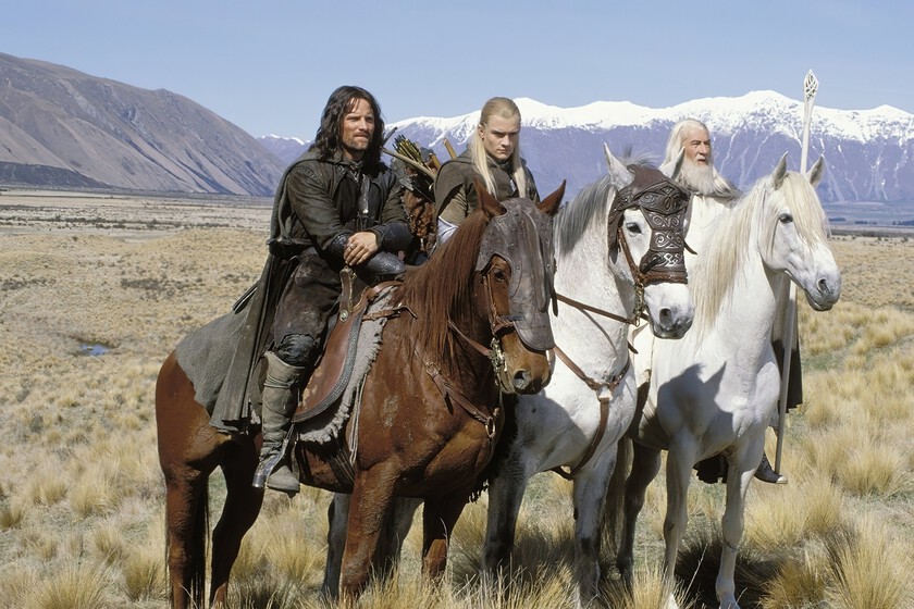 Las Dos Torres puedes ver a Arwen luchando en Helm (apenas dos segundos)