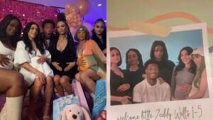 Padre hace baby shower para sus 5 hijos
