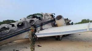 FANB inutiliza un avión procedente de México presuntamente usado para el tráfico de drogas