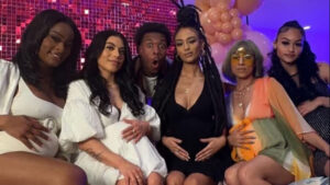 Celebró el 'Baby Shower' con las cinco mujeres que embarazó al mismo tiempo