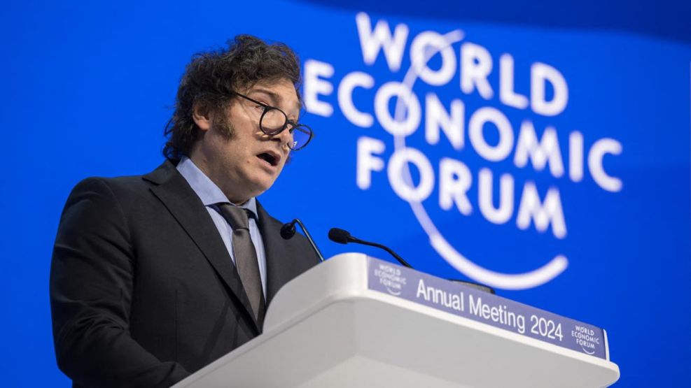 Milei afirma en Davos que Occidente "está en peligro" y la única alternativa es el capitalismo