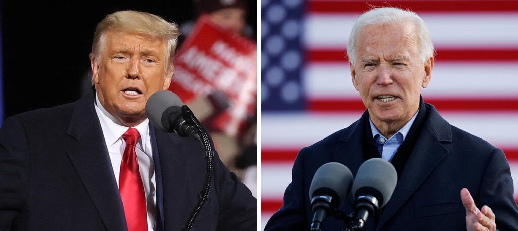 Biden y Trump impulsan sus campañas con discursos cargados de ataques cruzados