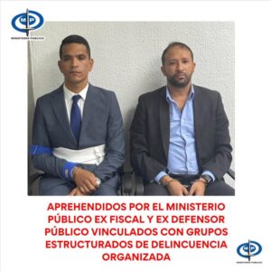 Exfuncionarios del MP recibieron $360 mil a cambio de beneficios procesales