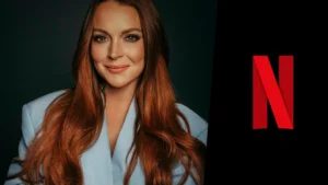 Lindsay Lohan trabaja en su segunda película navideña para Netflix