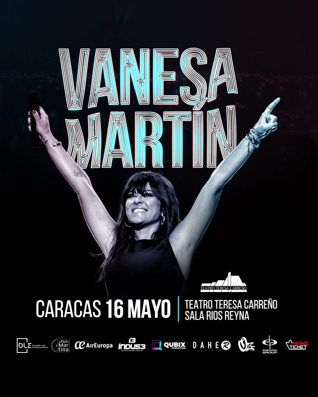 ¡Por primera vez! Vanesa Martín se presentará en Venezuela