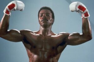 El famoso Apollo Creed en el filme “Rocky”