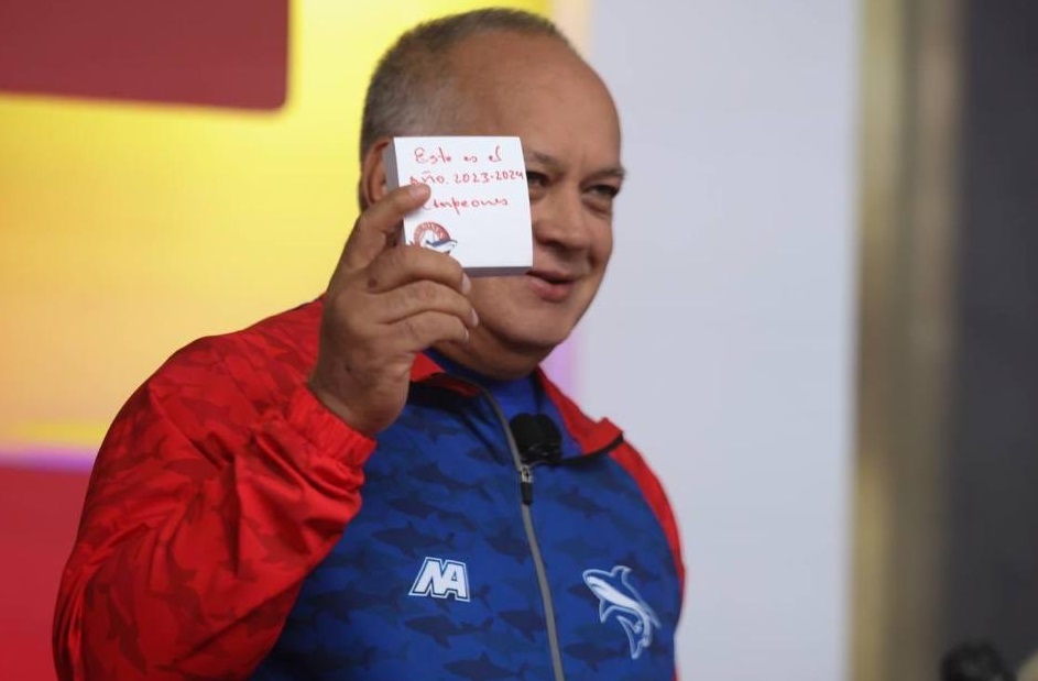 La reacción de Diosdado Cabello tras el triunfo de los Tiburones en la Serie del Caribe