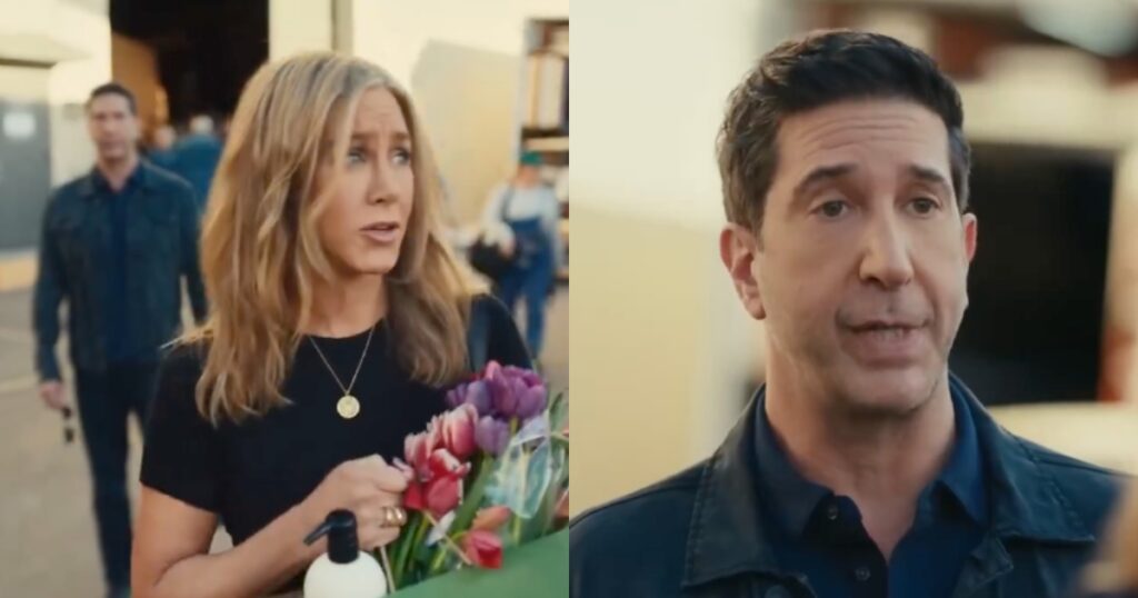 Rachel y Ross de "Friends" son los protagonistas de una nueva promo del Super Bowl