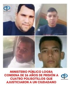 MP logró condena a 26 años de cárcel para "Los 4 fantásticos de la muerte" por ejecución extrajudicial