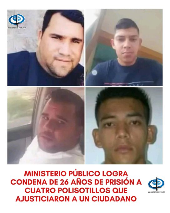 MP logró condena a 26 años de cárcel para "Los 4 fantásticos de la muerte" por ejecución extrajudicial