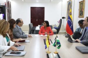 Delcy Rodríguez se reunió con presidente de la CAF para revisar agenda conjunta