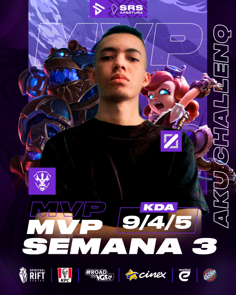 Akuma E-sports se muestra imparable durante la Semana 3 de la SRS