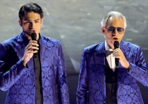 Andrea Bocelli y su hijo estremecieron la entrega de Premios Oscar