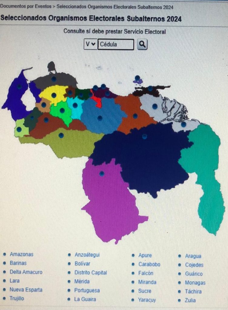 CNE publica listas de miembros de mesa para elecciones del 28J