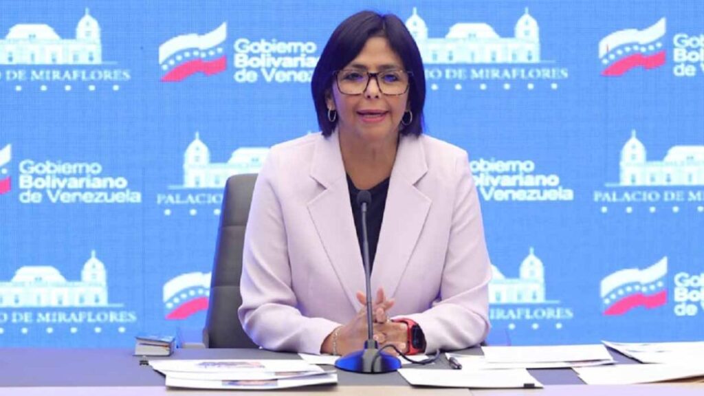 Delcy Rodríguez desmintió titular sobre deflación en Venezuela publicado por Bloomberg