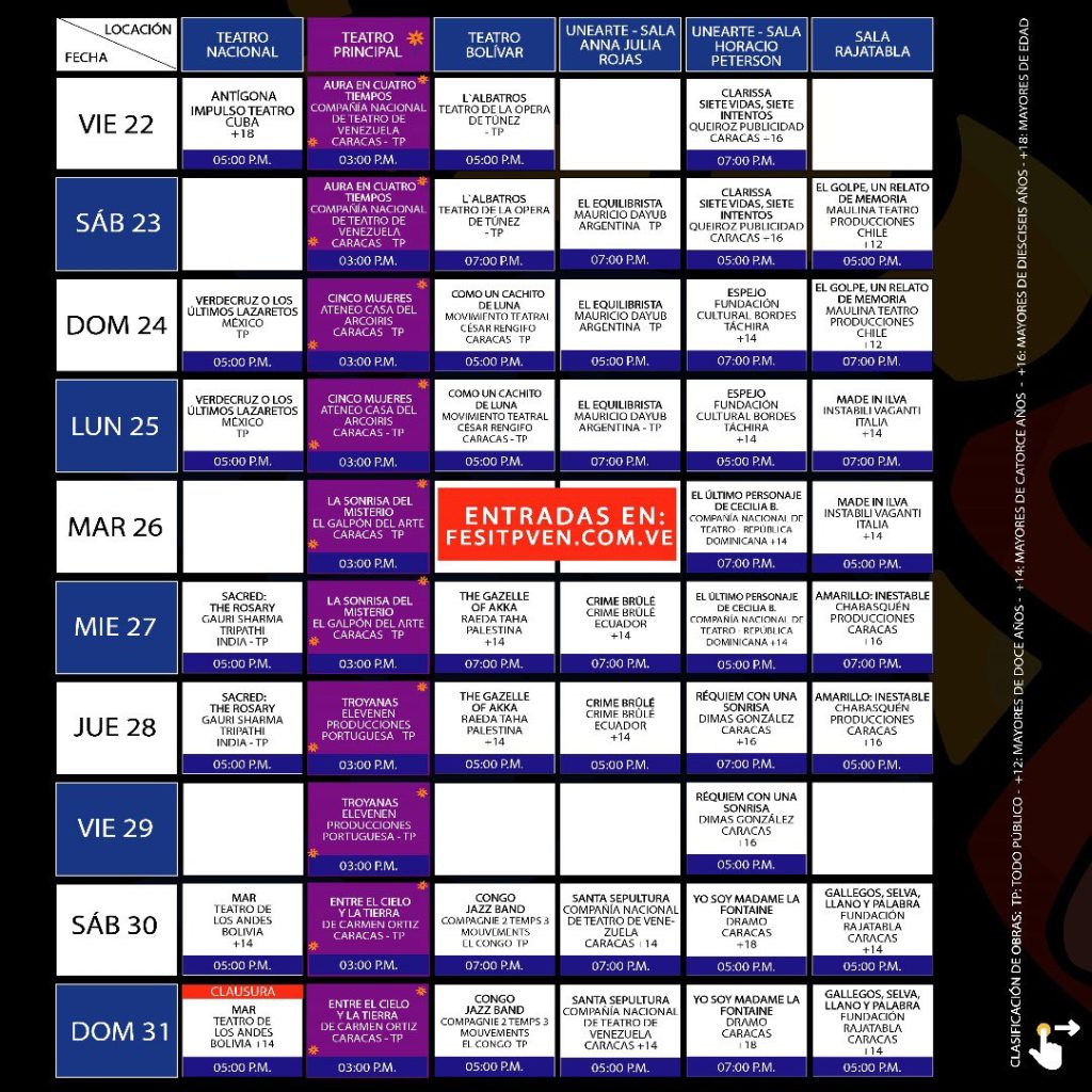 Este jueves sube el telón el III Festival Internacional de Teatro Progresista
