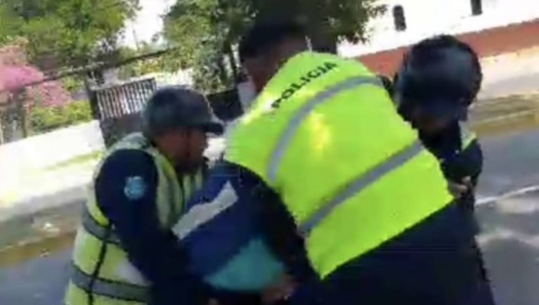 El polémico arresto de motorizado frente a su pequeña hija en Lara